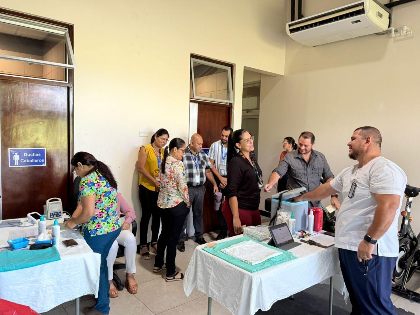 Tribunales de Justicia y Área de Salud de Osa unen esfuerzos en pro de la salud institucional